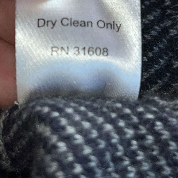 Joseph A. Bank Reserve Italian Yarn Mens Lg Blue V‎ Neck Sweater Pullover Luxury - Picture 7 of 9